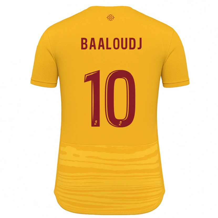 Danxen Heren Mehdi Baaloudj #10 Oranje Bourgondisch Uitshirt Uittenue 2025/26 T-Shirt België