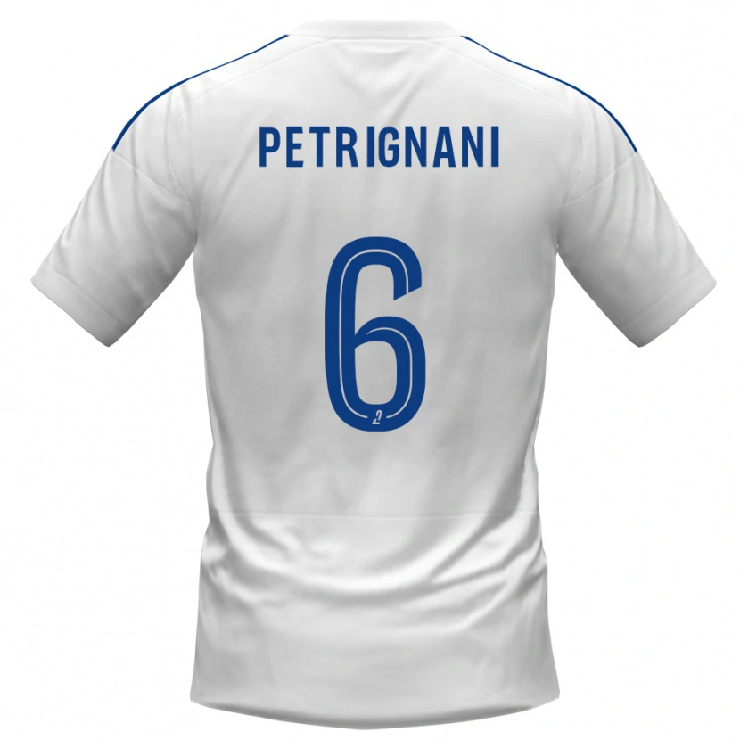 Danxen Heren Matteo Petrignani #6 Wit Blauw Uitshirt Uittenue 2025/26 T-Shirt België