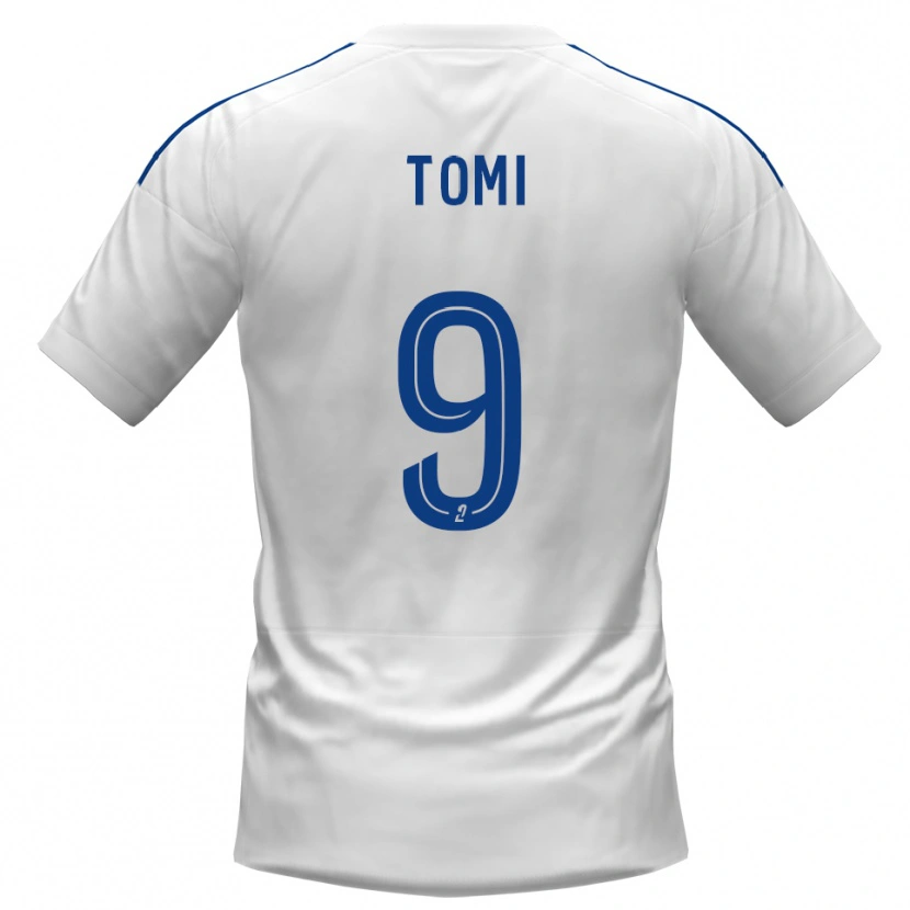 Danxen Heren Félix Tomi #9 Wit Blauw Uitshirt Uittenue 2025/26 T-Shirt België