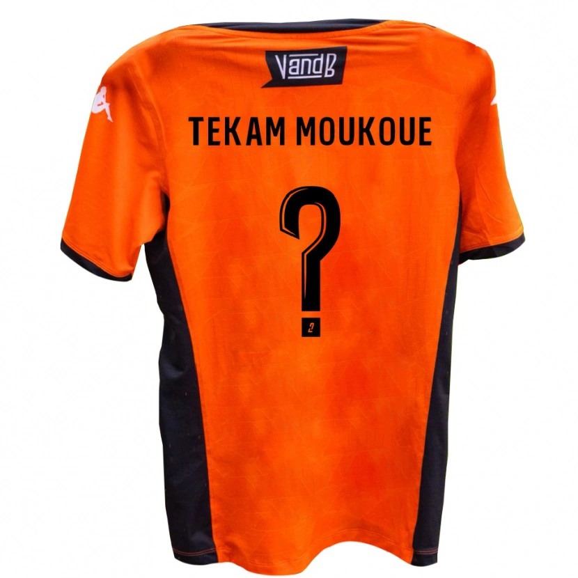 Danxen Heren Joachim Tekam Moukoue #0 Wit Zwart Uitshirt Uittenue 2025/26 T-Shirt België