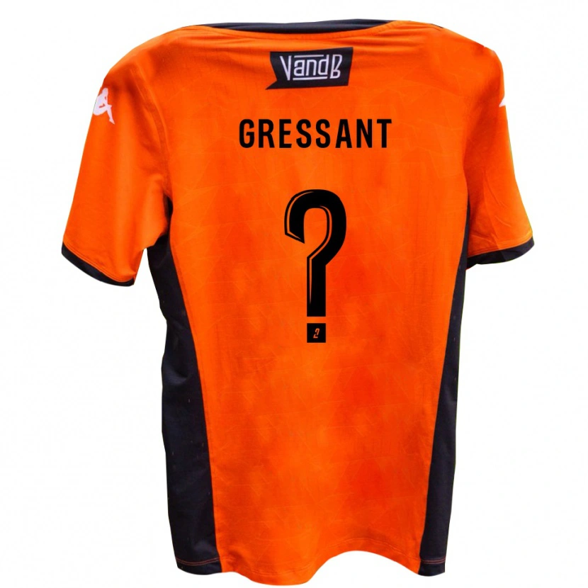 Danxen Heren Samuel Gressant #0 Wit Zwart Uitshirt Uittenue 2025/26 T-Shirt België