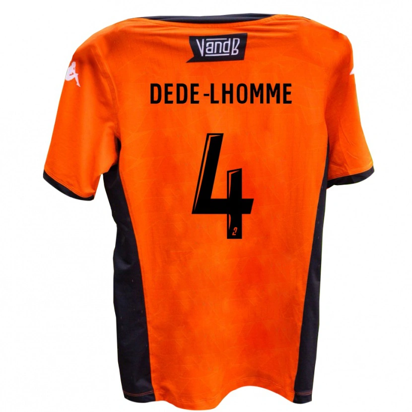 Danxen Heren Noah Dede-Lhomme #4 Wit Zwart Uitshirt Uittenue 2025/26 T-Shirt België