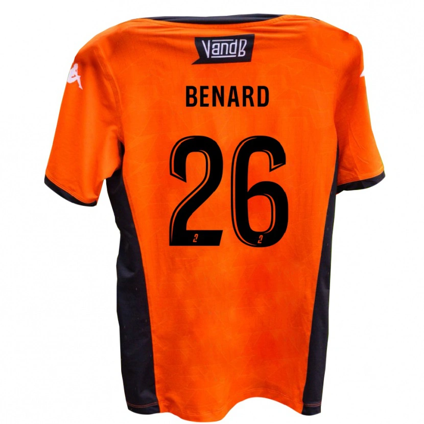 Danxen Heren William Benard #26 Wit Zwart Uitshirt Uittenue 2025/26 T-Shirt België