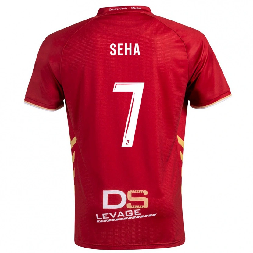 Danxen Heren Zaid Seha #7 Bourgondisch Goud Uitshirt Uittenue 2025/26 T-Shirt België
