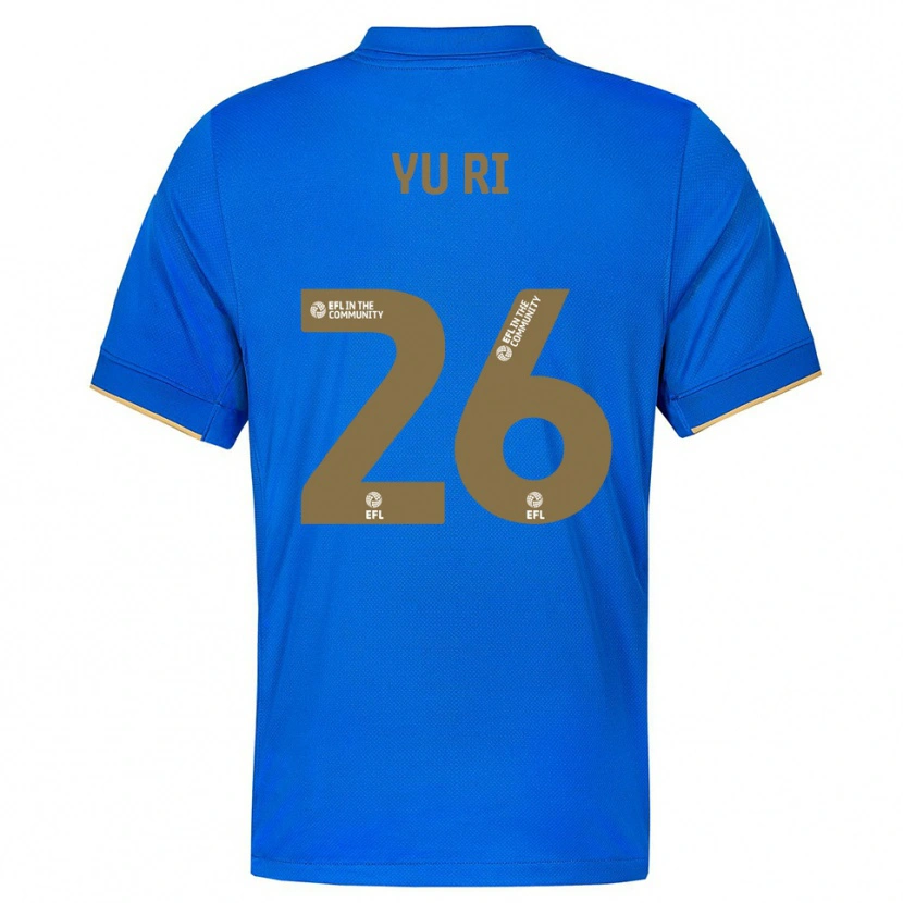 Danxen Dames Choe Yu-Ri #26 Blauw Goud Thuisshirt Thuistenue 2025/26 T-Shirt België