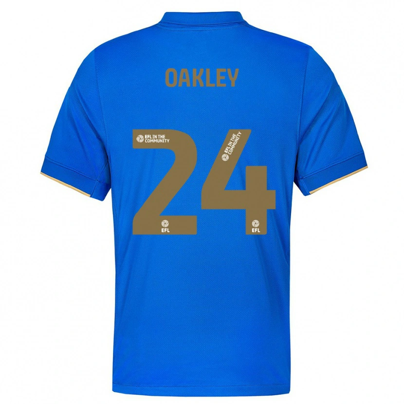Danxen Dames Marcel Oakley #24 Blauw Goud Thuisshirt Thuistenue 2025/26 T-Shirt België
