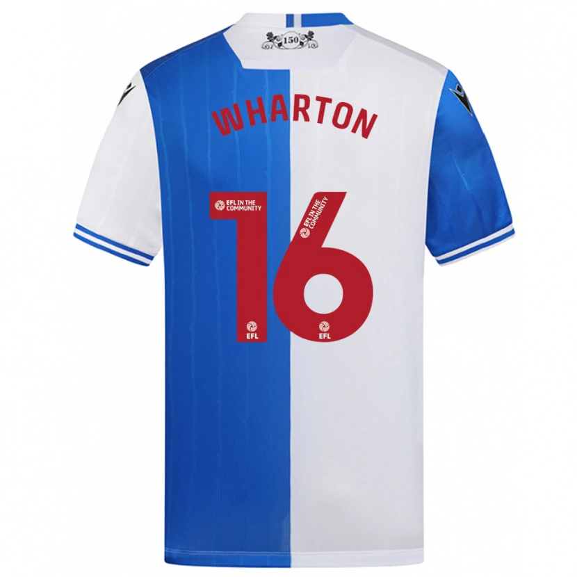 Danxen Dames Scott Wharton #16 Blauw Wit Thuisshirt Thuistenue 2025/26 T-Shirt België