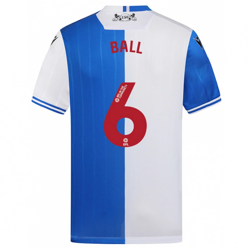 Danxen Dames Levi Ball #6 Blauw Wit Thuisshirt Thuistenue 2025/26 T-Shirt België