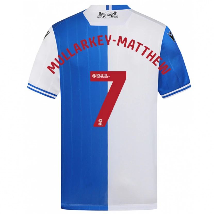Danxen Dames Lorenze Mullarkey-Matthews #7 Blauw Wit Thuisshirt Thuistenue 2025/26 T-Shirt België