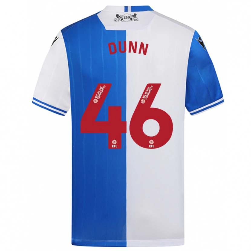 Danxen Dames Isaac Dunn #46 Blauw Wit Thuisshirt Thuistenue 2025/26 T-Shirt België