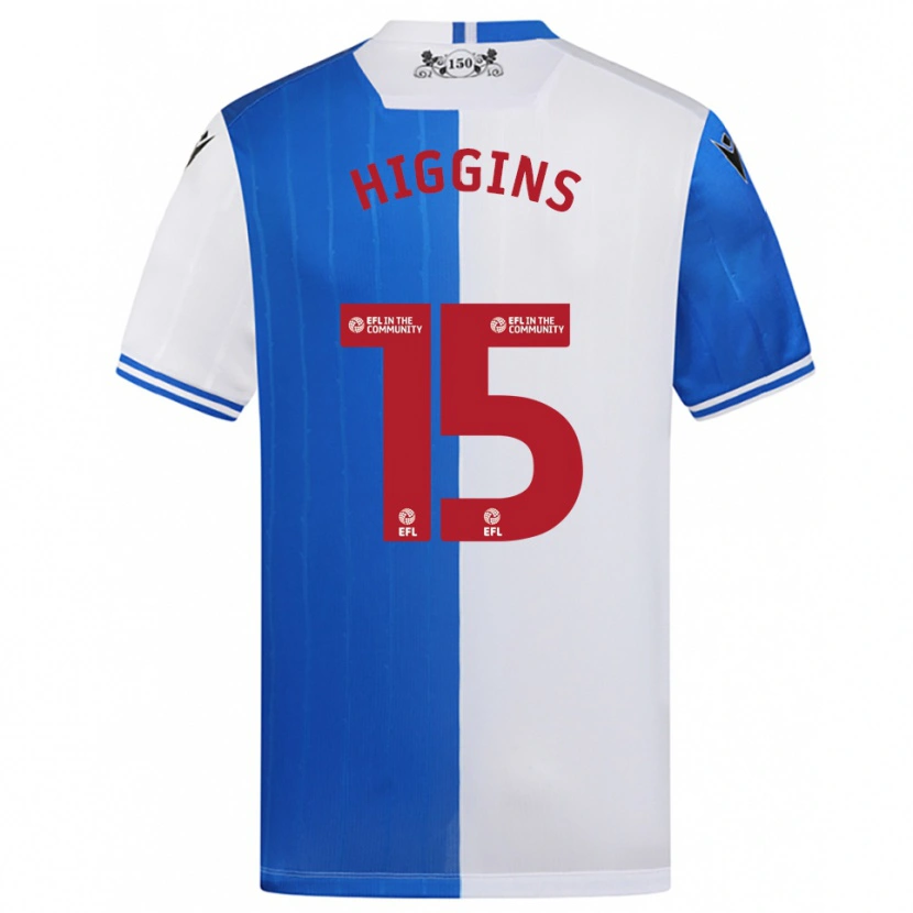 Danxen Dames Harvey Higgins #15 Blauw Wit Thuisshirt Thuistenue 2025/26 T-Shirt België