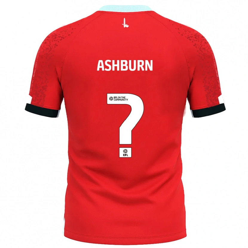 Danxen Dames Luke Ashburn #0 Rood Wit Thuisshirt Thuistenue 2025/26 T-Shirt België