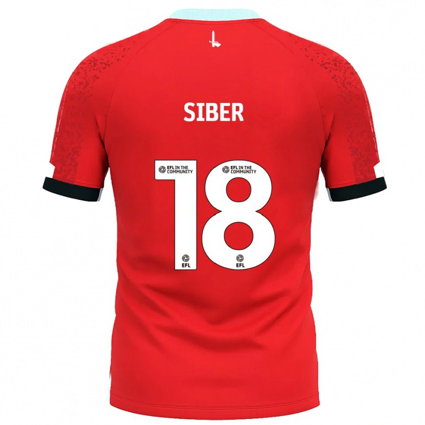 Danxen Dames Gloria Siber #18 Rood Wit Thuisshirt Thuistenue 2025/26 T-Shirt België