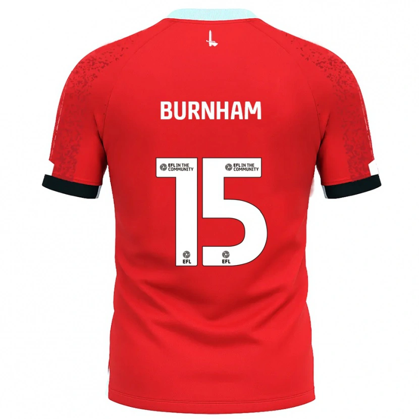 Danxen Dames Shia-Lee Burnham #15 Rood Wit Thuisshirt Thuistenue 2025/26 T-Shirt België