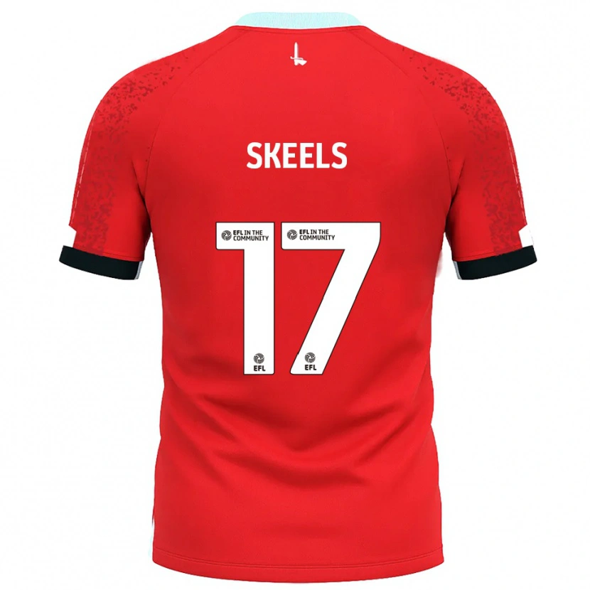 Danxen Dames Kiera Skeels #17 Rood Wit Thuisshirt Thuistenue 2025/26 T-Shirt België