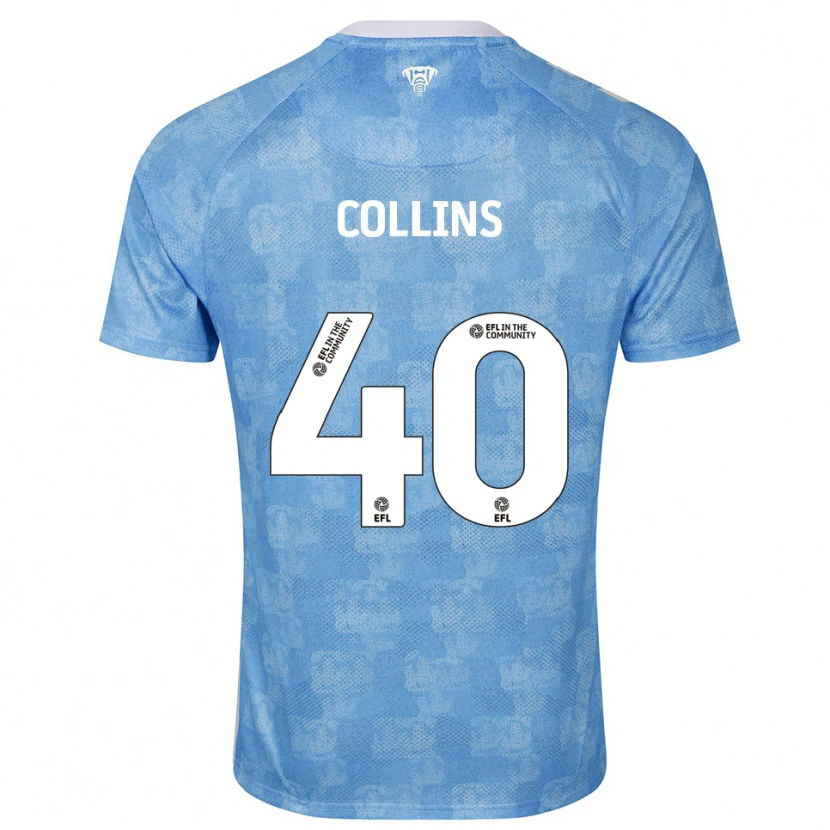 Danxen Dames Brad Collins #40 Hemelsblauw Wit Thuisshirt Thuistenue 2025/26 T-Shirt België