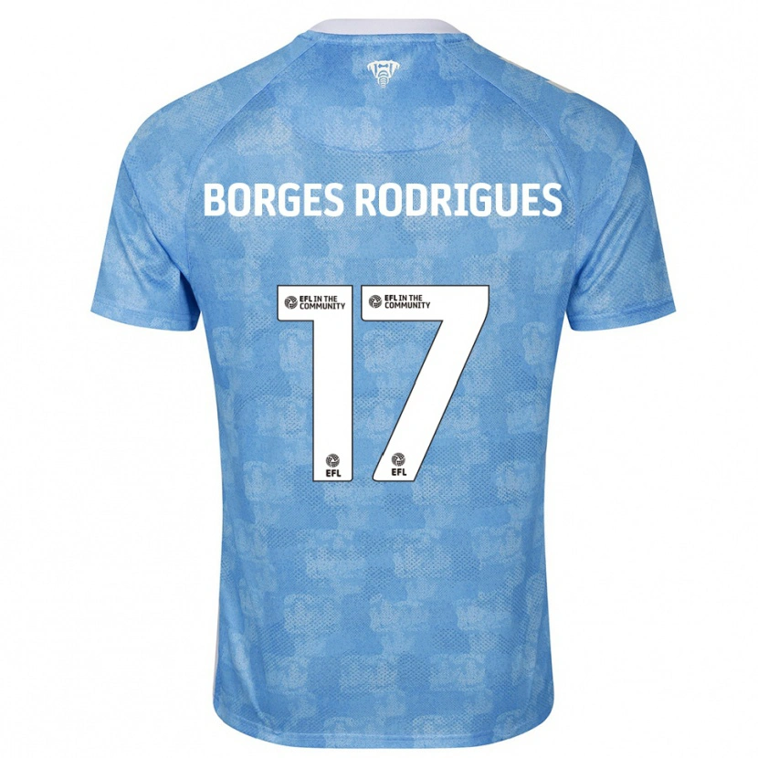 Danxen Dames Raphael Borges Rodrigues #17 Hemelsblauw Wit Thuisshirt Thuistenue 2025/26 T-Shirt België