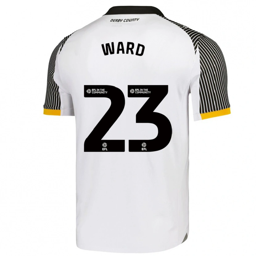 Danxen Dames Joe Ward #23 Wit Zwart Thuisshirt Thuistenue 2025/26 T-Shirt België
