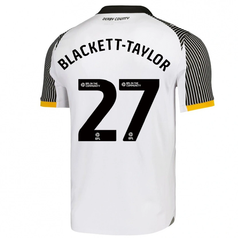 Danxen Dames Corey Blackett-Taylor #27 Wit Zwart Thuisshirt Thuistenue 2025/26 T-Shirt België