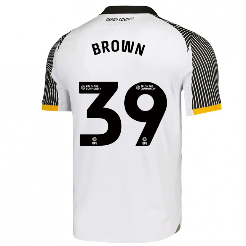 Danxen Dames Dajaune Brown #39 Wit Zwart Thuisshirt Thuistenue 2025/26 T-Shirt België