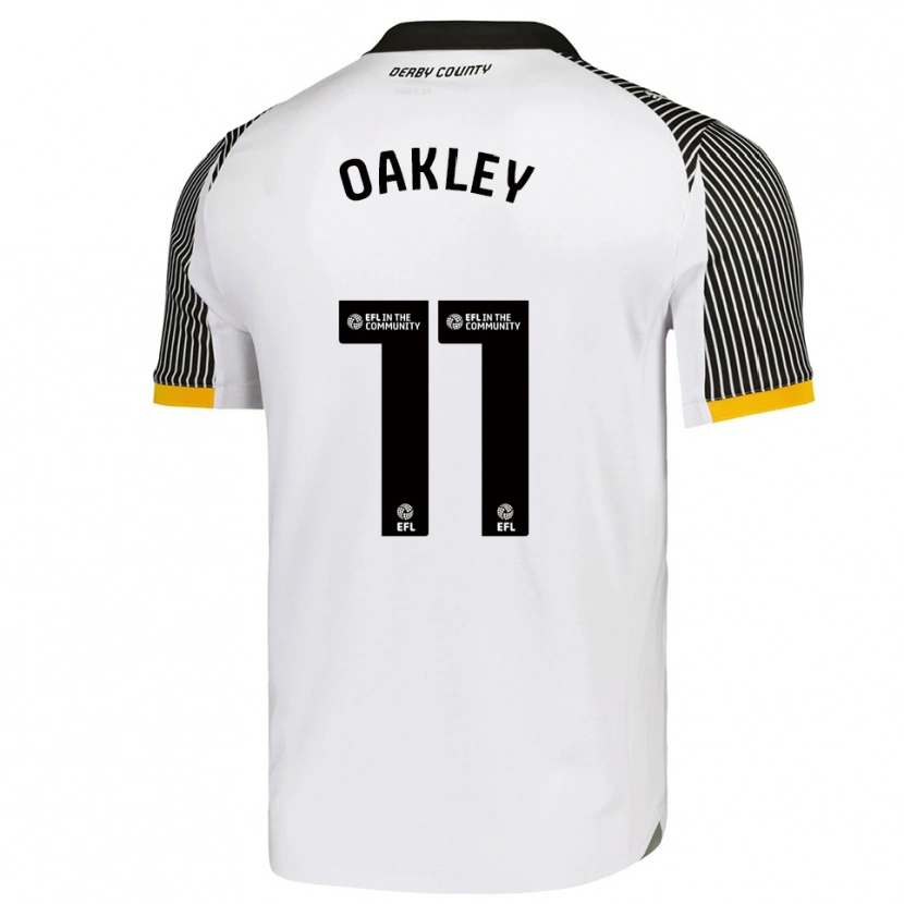 Danxen Dames Kate Oakley #11 Wit Zwart Thuisshirt Thuistenue 2025/26 T-Shirt België