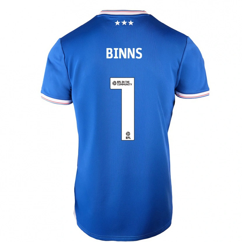 Danxen Dames Charlie Binns #1 Blauw Wit Thuisshirt Thuistenue 2025/26 T-Shirt België
