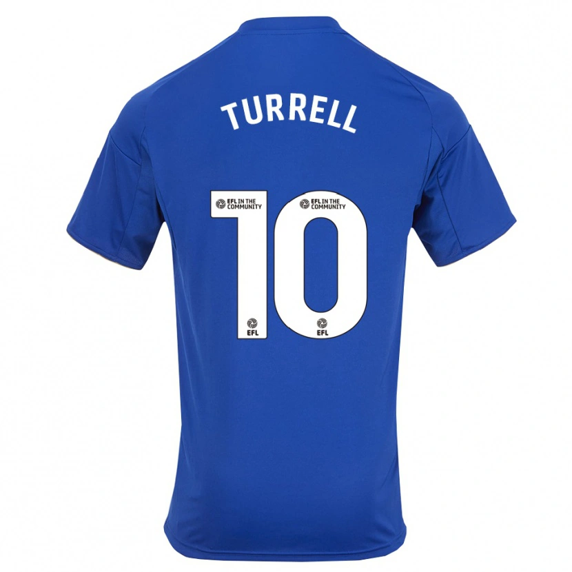 Danxen Dames Lyndon Turrell #10 Blauw Goud Thuisshirt Thuistenue 2025/26 T-Shirt België