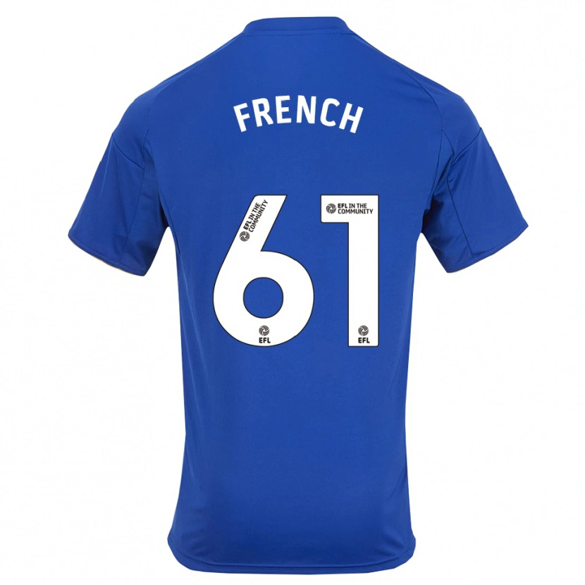 Danxen Dames Harry French #61 Blauw Goud Thuisshirt Thuistenue 2025/26 T-Shirt België