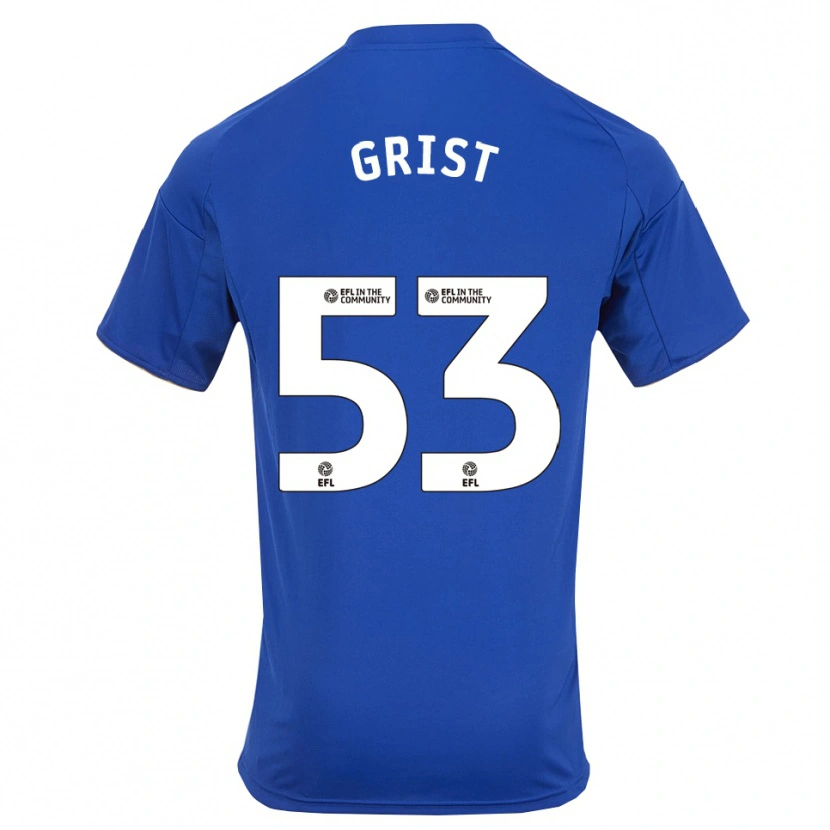 Danxen Dames Ben Grist #53 Blauw Goud Thuisshirt Thuistenue 2025/26 T-Shirt België