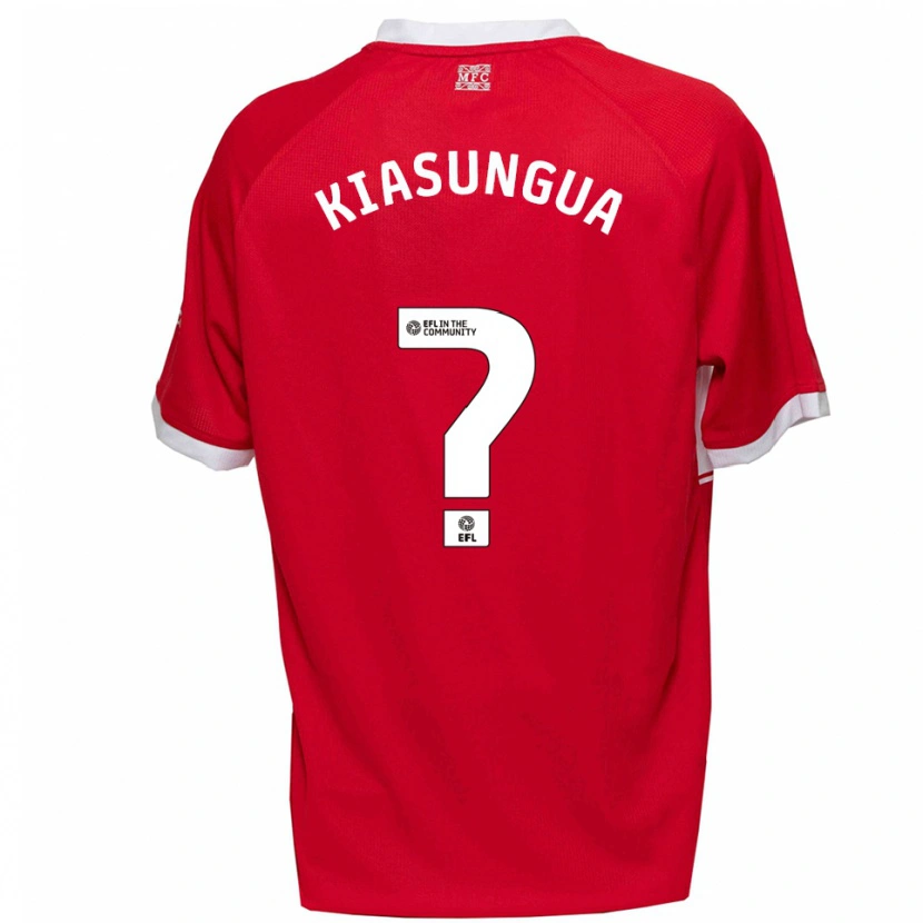 Danxen Dames Amazing Kiasungua #0 Rood Wit Thuisshirt Thuistenue 2025/26 T-Shirt België