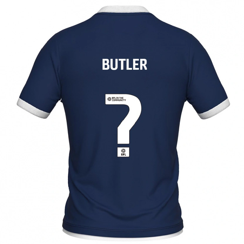 Danxen Dames Jordan Butler #0 Marine Wit Thuisshirt Thuistenue 2025/26 T-Shirt België