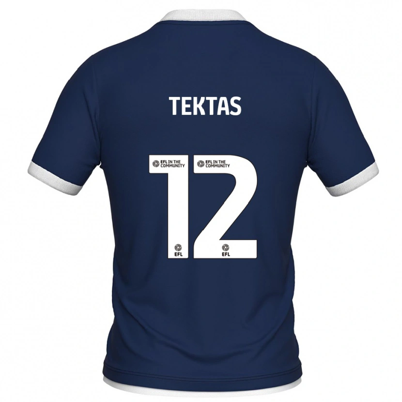 Danxen Dames Jayden Tektas #12 Marine Wit Thuisshirt Thuistenue 2025/26 T-Shirt België