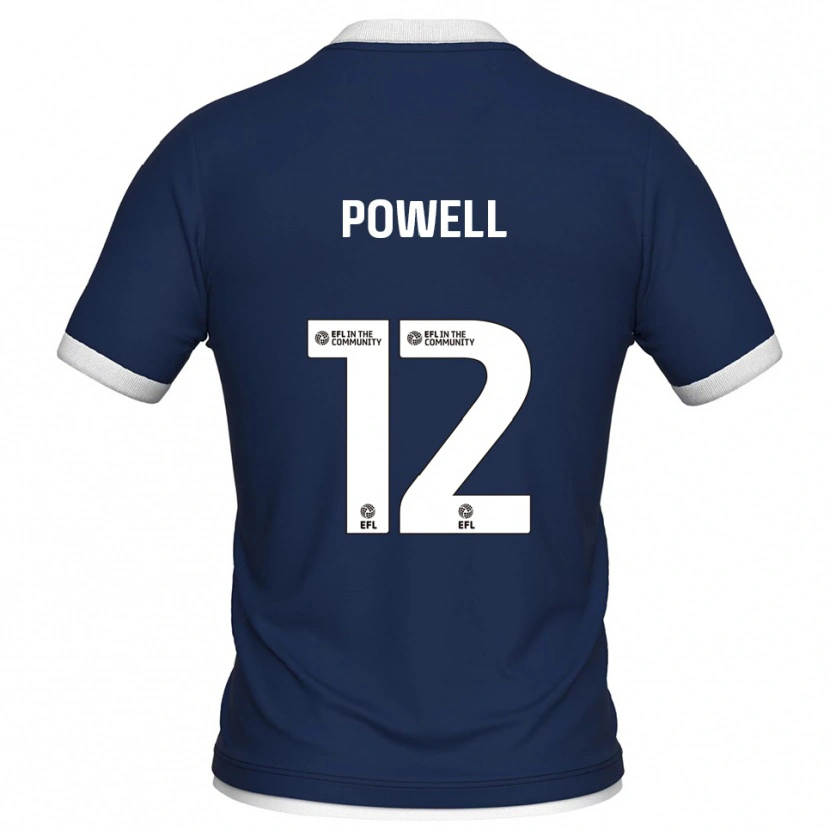 Danxen Dames Beth Powell #12 Marine Wit Thuisshirt Thuistenue 2025/26 T-Shirt België