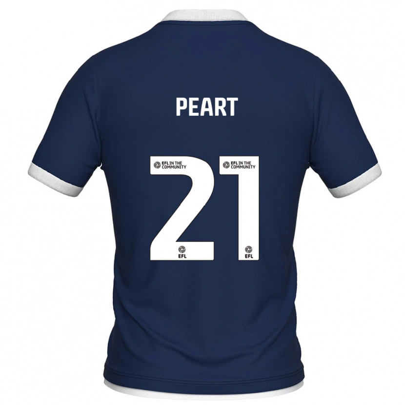 Danxen Dames Kalani Peart #21 Marine Wit Thuisshirt Thuistenue 2025/26 T-Shirt België