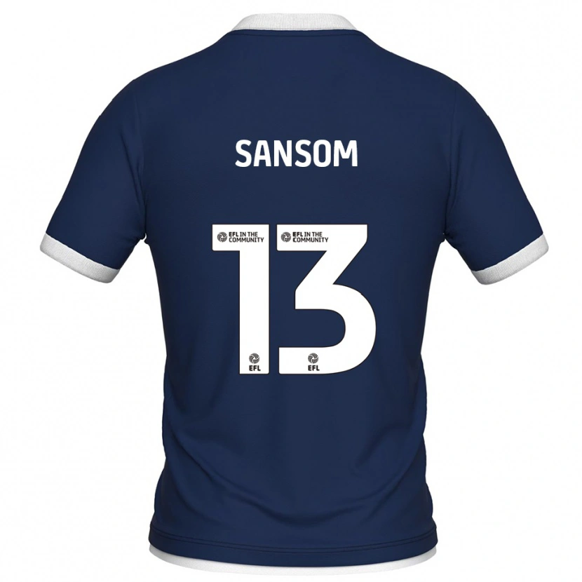 Danxen Dames Chloe Sansom #13 Marine Wit Thuisshirt Thuistenue 2025/26 T-Shirt België