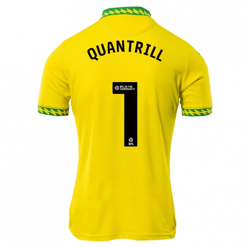 Danxen Dames Sarah Quantrill #1 Wit Groen Thuisshirt Thuistenue 2025/26 T-Shirt België