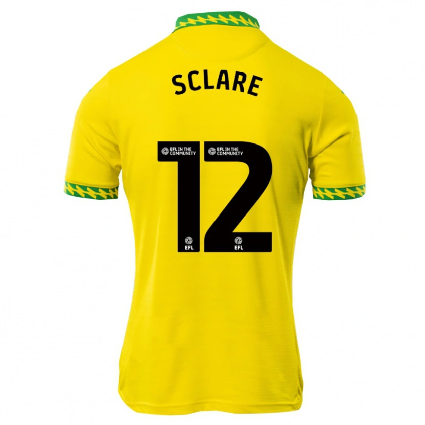 Danxen Dames Zach Sclare #12 Wit Groen Thuisshirt Thuistenue 2025/26 T-Shirt België