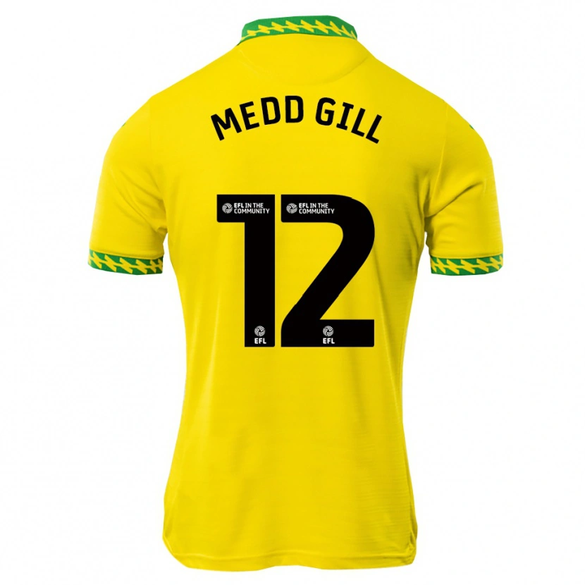 Danxen Dames Tamsin Medd-Gill #12 Wit Groen Thuisshirt Thuistenue 2025/26 T-Shirt België