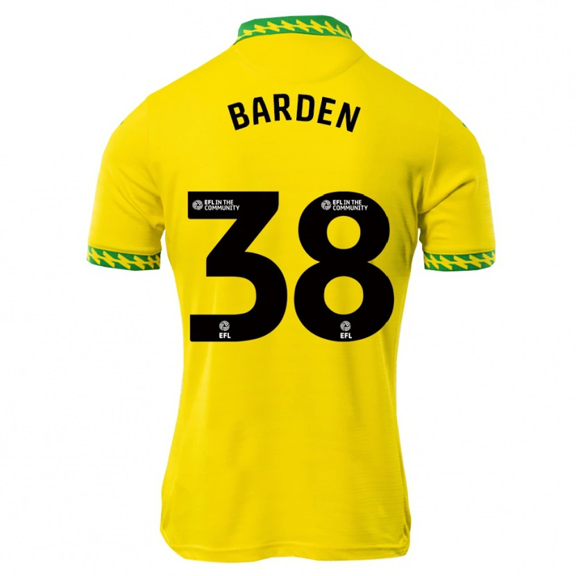 Danxen Dames Daniel Barden #38 Wit Groen Thuisshirt Thuistenue 2025/26 T-Shirt België