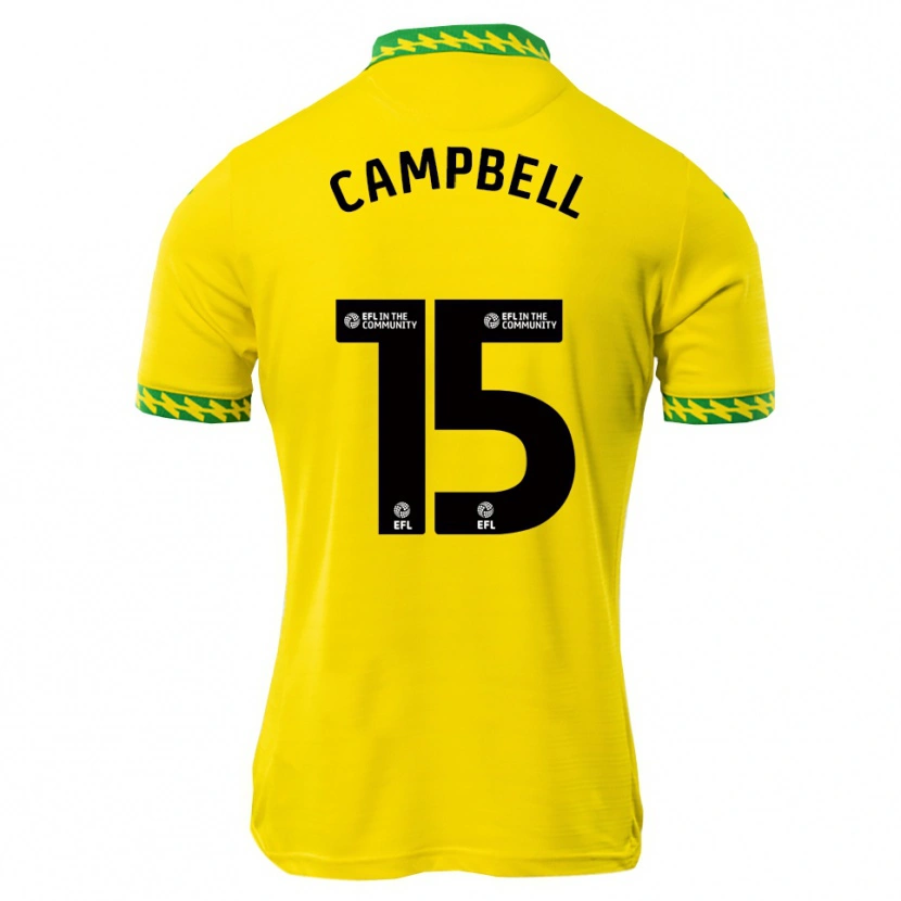 Danxen Dames Brandon Campbell #15 Wit Groen Thuisshirt Thuistenue 2025/26 T-Shirt België