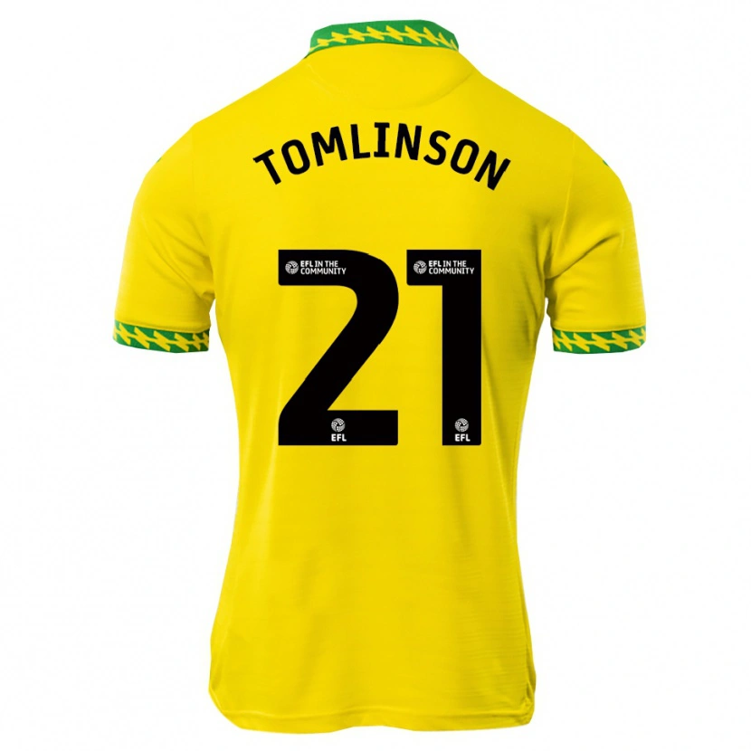 Danxen Dames Lauren Tomlinson #21 Wit Groen Thuisshirt Thuistenue 2025/26 T-Shirt België
