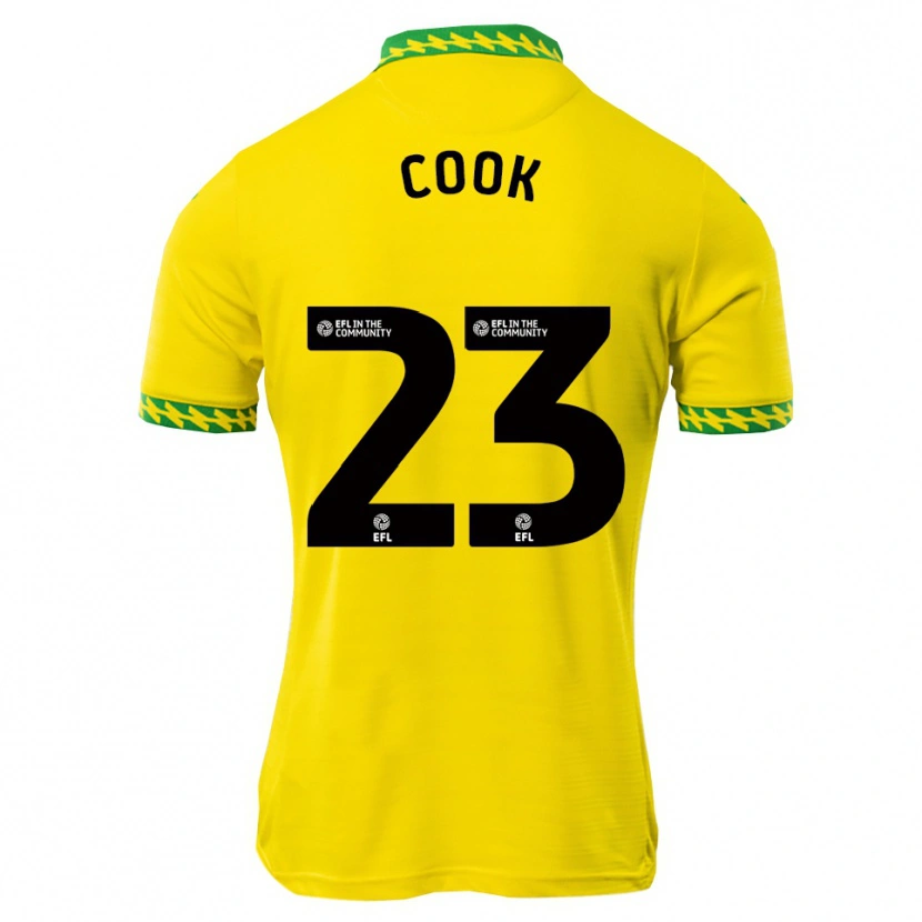 Danxen Dames Olivia Cook #23 Wit Groen Thuisshirt Thuistenue 2025/26 T-Shirt België