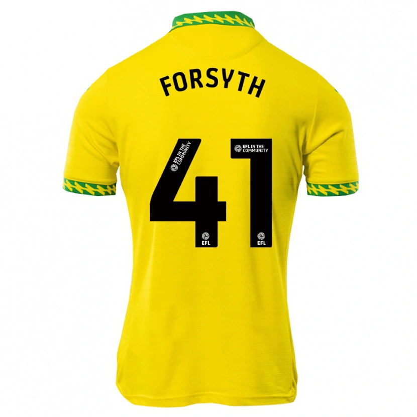 Danxen Dames Gabe Forsyth #41 Wit Groen Thuisshirt Thuistenue 2025/26 T-Shirt België
