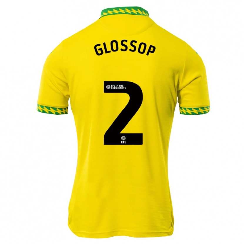 Danxen Dames Jake Glossop #2 Wit Groen Thuisshirt Thuistenue 2025/26 T-Shirt België