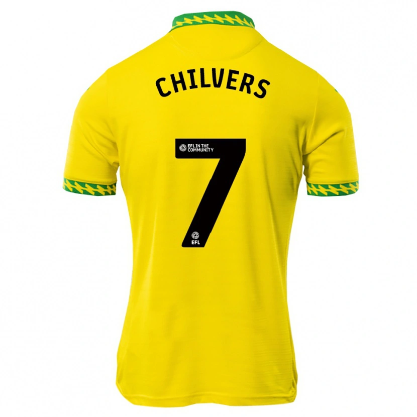 Danxen Dames Toby Chilvers #7 Wit Groen Thuisshirt Thuistenue 2025/26 T-Shirt België