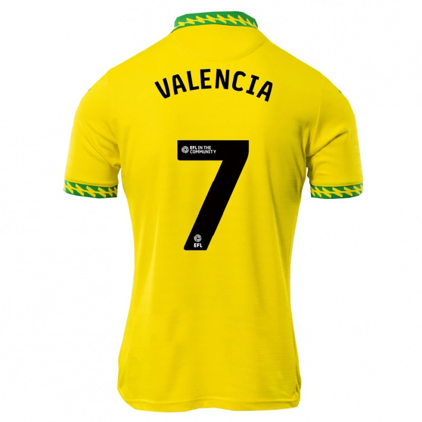 Danxen Dames Hugo Valencia #7 Wit Groen Thuisshirt Thuistenue 2025/26 T-Shirt België