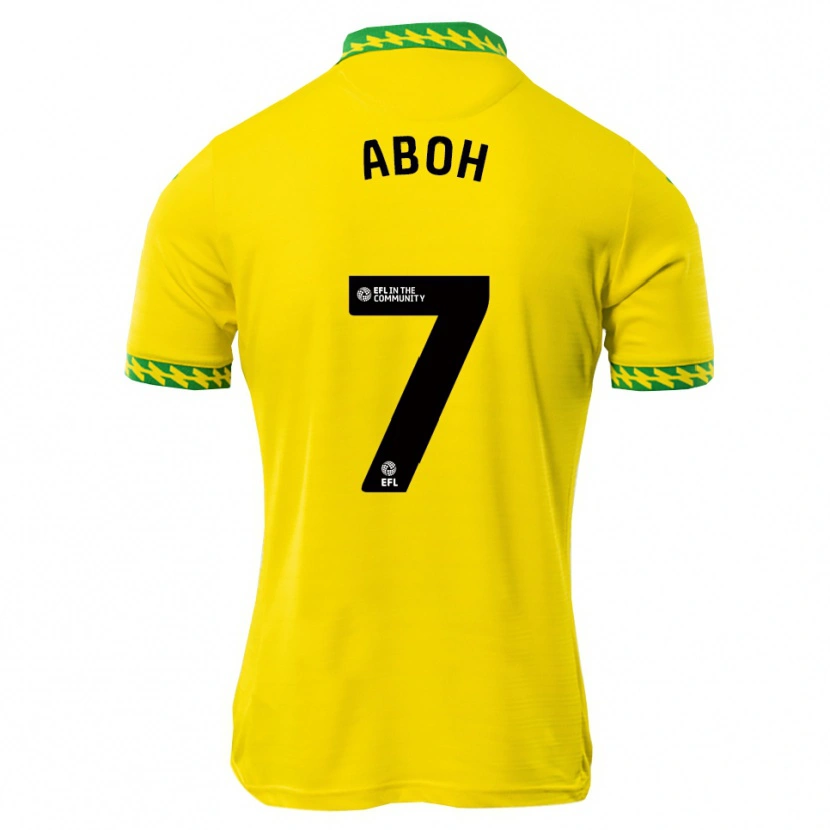 Danxen Dames Ken Aboh #7 Wit Groen Thuisshirt Thuistenue 2025/26 T-Shirt België
