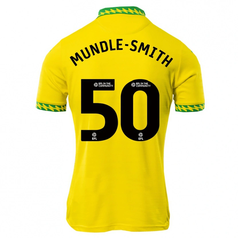 Danxen Dames Errol Mundle-Smith #50 Wit Groen Thuisshirt Thuistenue 2025/26 T-Shirt België