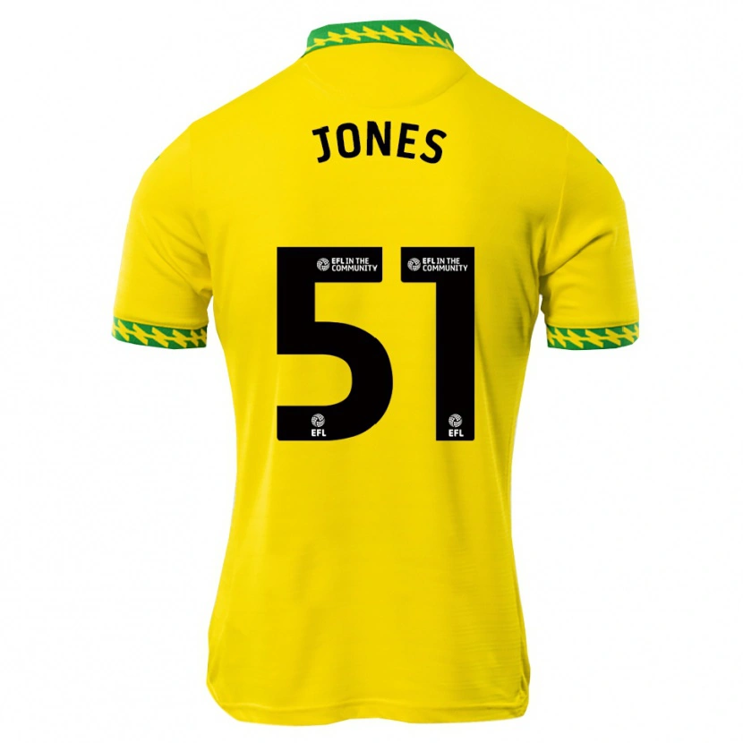 Danxen Dames Dylan Jones #51 Wit Groen Thuisshirt Thuistenue 2025/26 T-Shirt België