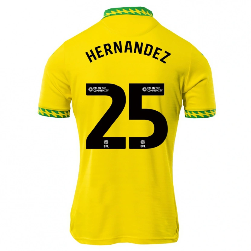 Danxen Dames Onel Hernández #25 Wit Groen Thuisshirt Thuistenue 2025/26 T-Shirt België